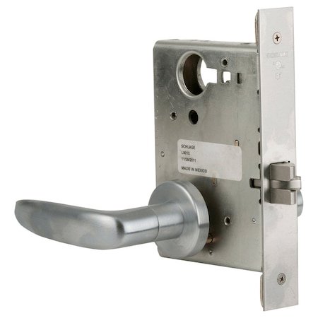 Schlage Grade 1 Fail Secure Electric Mortise Lock, Less Cylinder, 07 Lever, A Rose, Request to Exit, Satin C L9092EUL 07A 626 RX